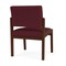Lesro Lenox Armless Guest Chair, 22.5 in W 26 in L 31.5 in H LW1102 - alternate 2